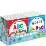 Early Learners Board Books, 4 Asstd, 15x15cm in CDU Early Learners Board Books, 4 Asstd, 15x15cm in CDU