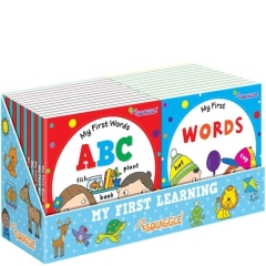 Early Learners Board Books, 4 Asstd, 15x15cm in CDU Early Learners Board Books, 4 Asstd, 15x15cm in CDU