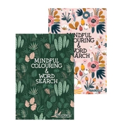 A5 Mindfulness Colouring Wordsearch Book 1 & 2 A5 Mindfulness Colouring Wordsearch Book 1 & 2