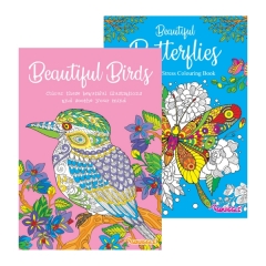 Beautiful Butterflies & Birds Anti-Stress Colouring Books Beautiful Butterflies & Birds Anti-Stress Colouring Books