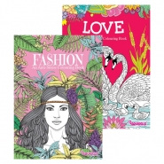 Fashion & Love Anti-Stress Colouring Books