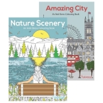 Nature Scenery & Amazing City Anti-Stress Colouring Books Nature Scenery & Amazing City Anti-Stress Colouring Books