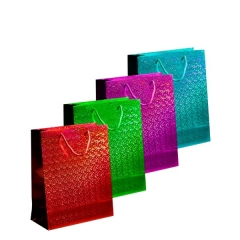 Holographic Bag Medium - Red, Green, Blue & Pink Holographic Bag Medium - Red, Green, Blue & Pink