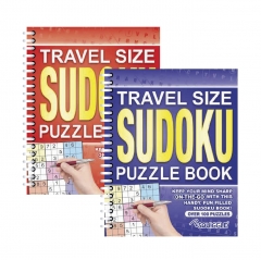 Travel Size Sudoku, Spiral Bound Travel Size Sudoku, Spiral Bound
