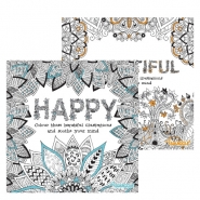 Beautiful & Happy Advanced Colouring Books 21x21cm Beautiful & Happy Advanced Colouring Books 21x21cm