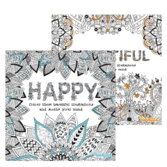 Beautiful & Happy Advanced Colouring Books 21x21cm Beautiful & Happy Advanced Colouring Books 21x21cm