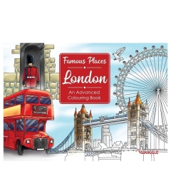 Famous Places - London, Advanced Colouring Book Famous Places - London, Advanced Colouring Book