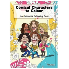 Comical Characters to Colour, Advanced Colouring Book