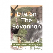 Life on The Savannah, Advanced Colouring Book