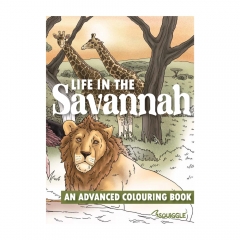 Life on The Savannah, Advanced Colouring Book Life on The Savannah, Advanced Colouring Book