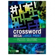 Mega Large Print Modern Crossword Book 1