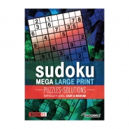 Mega Large Print Modern Sudoku Book 1 - Easy & Medium