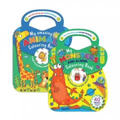 Colouring & Sticker Bag Book Animals & Monsters Colouring & Sticker Bag Book Animals & Monsters