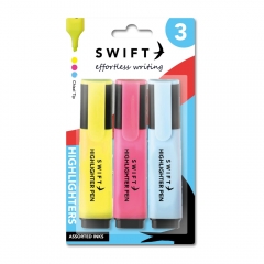 Highlighters, 3pk Assorted Highlighters, 3pk Assorted