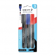 Permanent Markers, 3pk Asstd Permanent Markers, 3pk Asstd