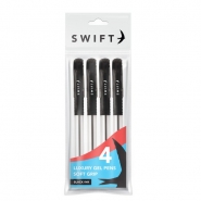 Soft Grip Luxury Gel Pen, 4pk