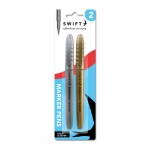 Marker Pens Gold & Silver, 2pk Marker Pens Gold & Silver, 2pk