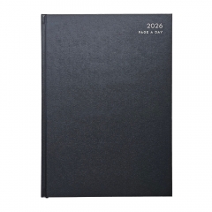 A4 Page a Day Classic Diary (Half Page Weekends) BLACK A4 Page a Day Classic Diary (Half Page Weekends) BLACK