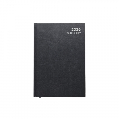 A5 Page a Day Classic Diary (Half Page Weekends) BLACK A5 Page a Day Classic Diary (Half Page Weekends) BLACK